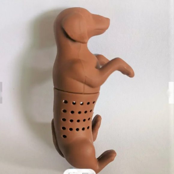 Whimsical Silicone Dachshund Tea Strainer Infuser New in unopened Box - Picture 7 of 7